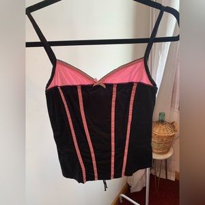 Morbid Threads Y2K Corset Style Tank